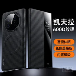 For Huawei Mate XT X6 X5 X3 MateXT MateX6 Case Luxury Skin Friendly Matte Magnetic Flip Smart Window Shockproof Protective Cover