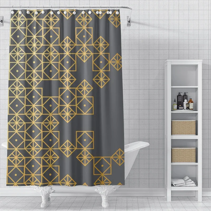 Home shower curtains for bathroom waterproof fabric Modern Nordic style bathroom Curtains shower curtain 180x200 240x180 aaaa