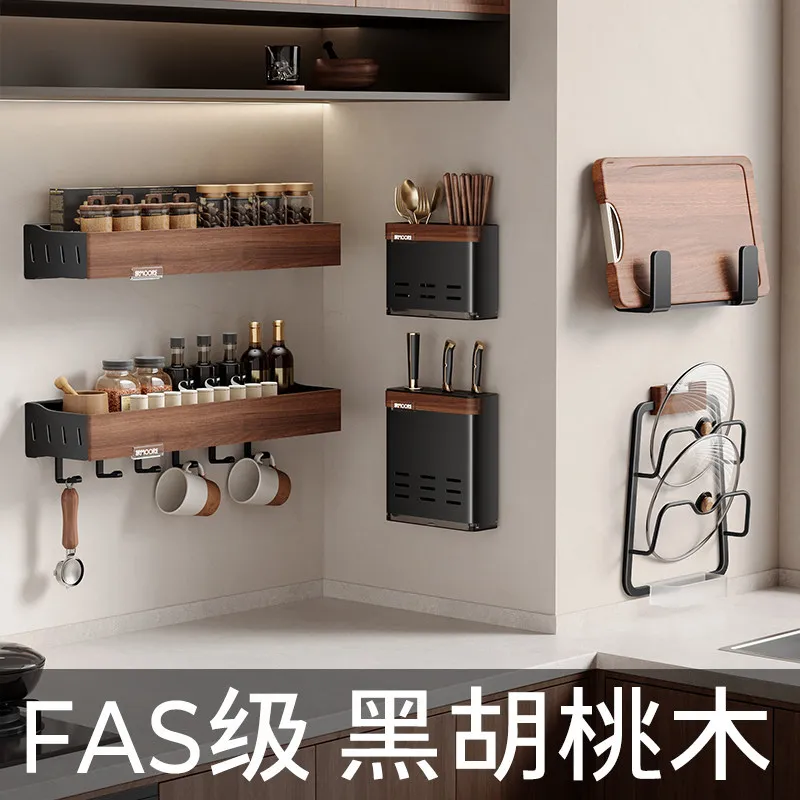 Kitchen Pot Lid Rack Wall Mounted No-Drill Organizer Cookware Storage Fas A B C 3