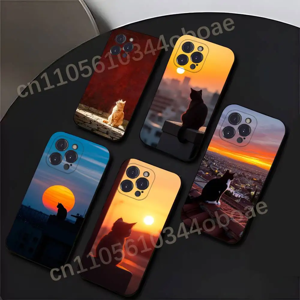 

Majestic Cat Phone Case For iPhone 17,16,15,14,13,12,11,Pro,Max,Plus Shockproof Cover