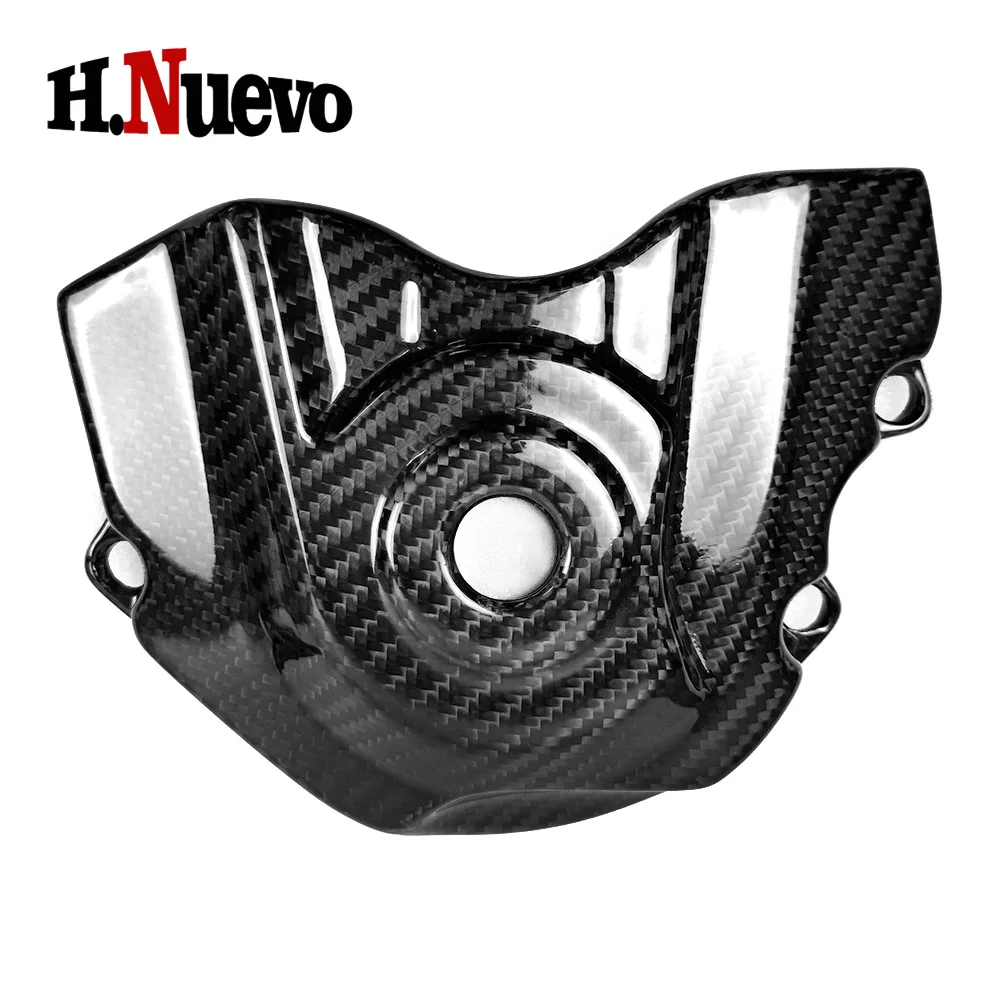 

For Kawasaki ZX10R ZX-10R 2011-2017 2018 2019 2020 2021 Motorcycle Carbon Fiber Sprocket Cover Accessories Chain Protector Guard