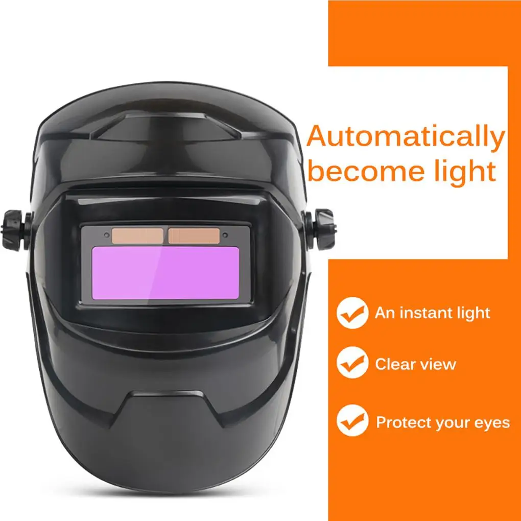 Welding Helmet Solder Tool Weld Dimmer Color Changing Fine Workmanship Adjustable Light-proof Soldering Equipment Automatic