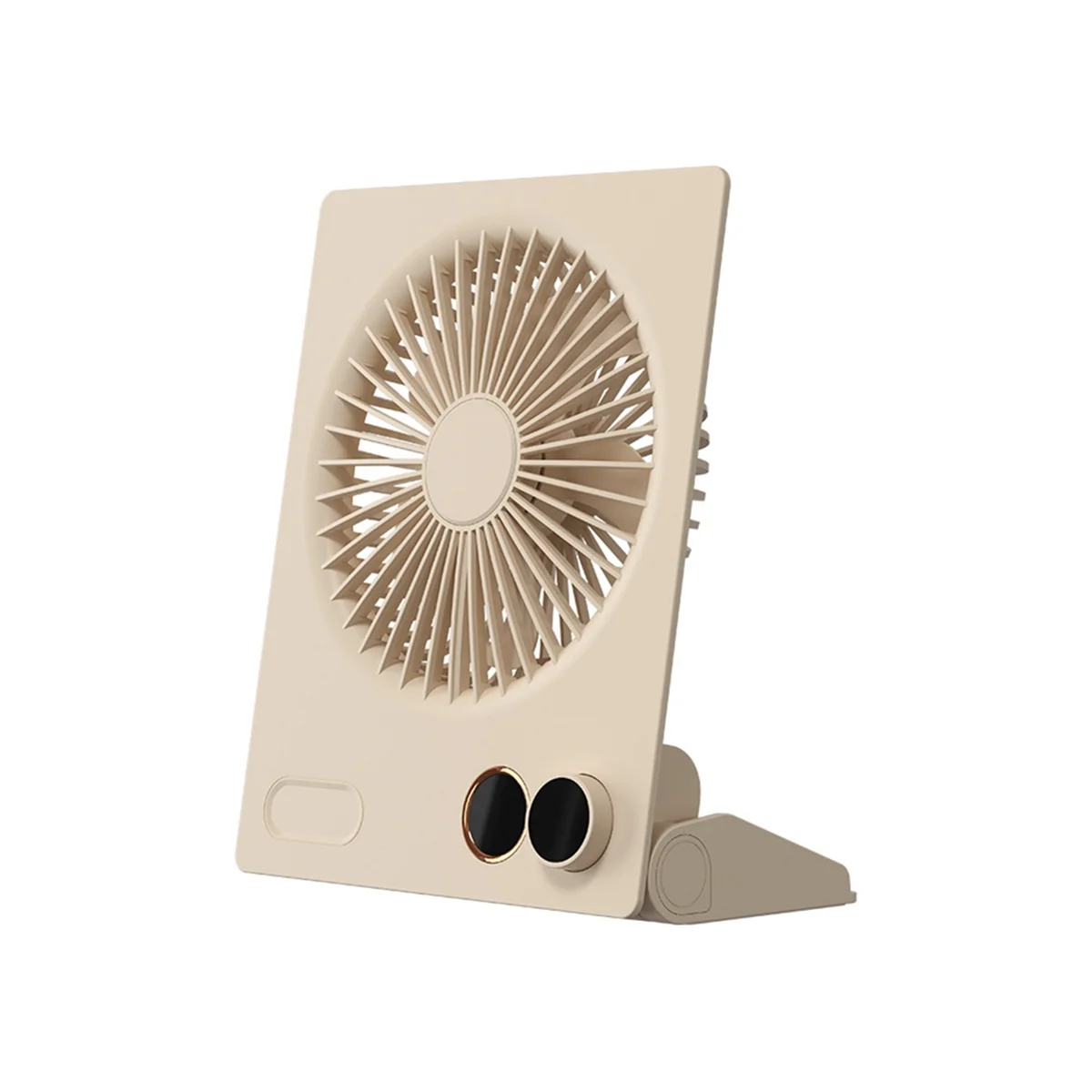 Ventilador pequeño de escritorio, ventilador de mesa silencioso, recargable por USB, potente ventilador de viento para oficina, hogar, interior y exterior C