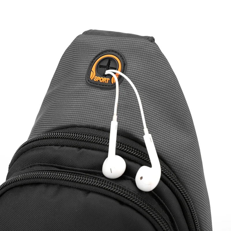 حقيبة ظهر للرجال Adventure Sling - واسعة وعرة للرياضات الخارجية والمشي لمسافات طويلة والسفر - حقيبة صدر متعددة الاستخدامات مع جيوب متعددة