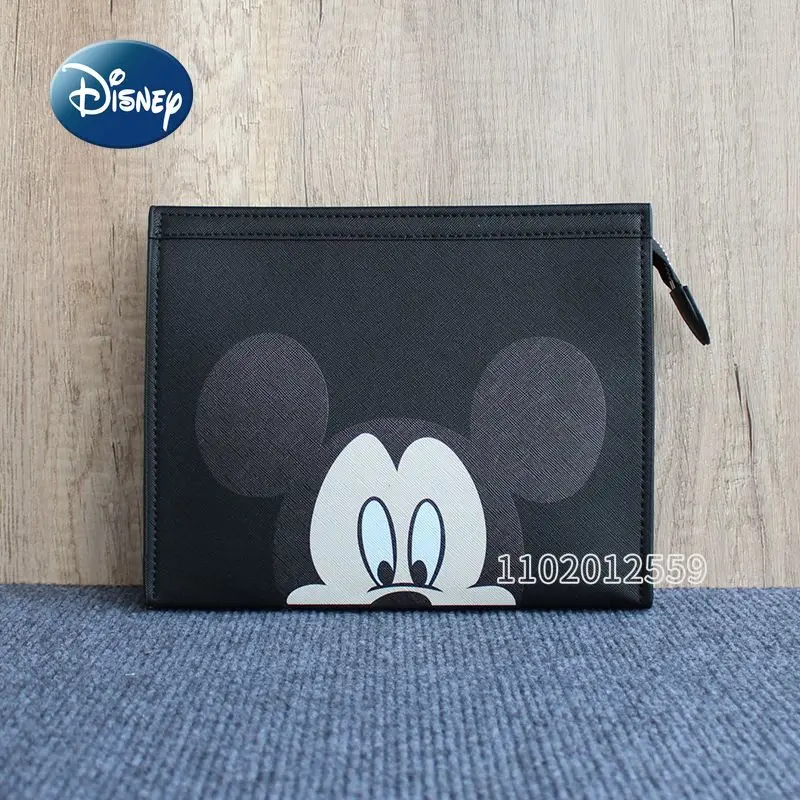 Disney Mickey New Men's Handbag Fashion Tablet Computer Bag Luxury Brand Large Capacity Men's Handbag High Quality Envelope Bag