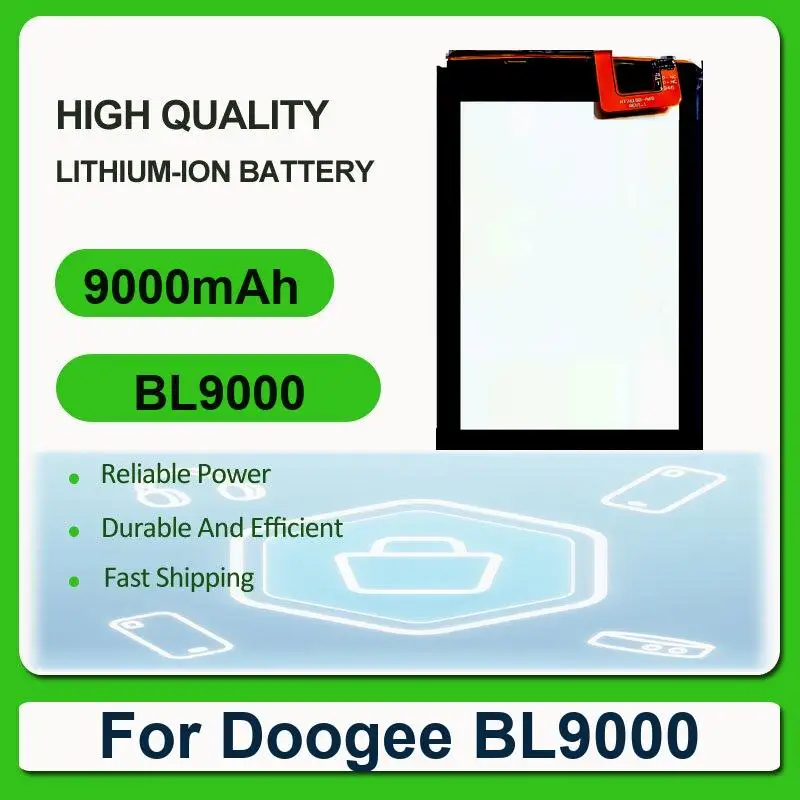 

Сменная батарея для мобильного телефона Doogee BL9000, 9000 мАч