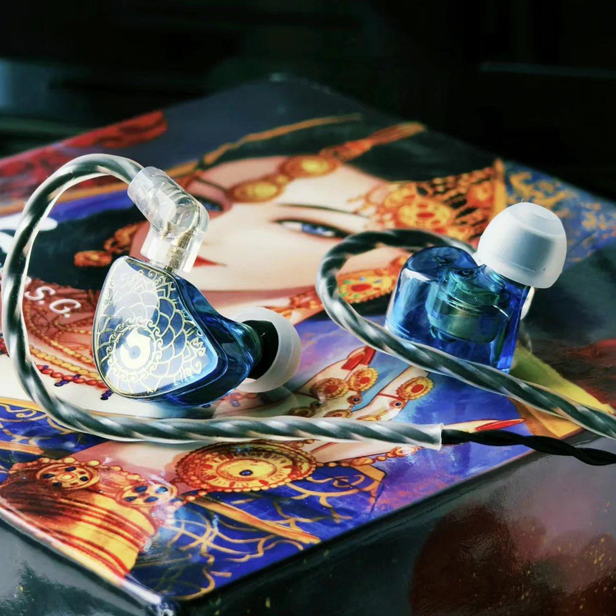 TANGZU WANER Headphone Zone Edition HiFi In Ear Monitors with Swappable Cable 2Pin Connector Microphone Audiophile Earbud