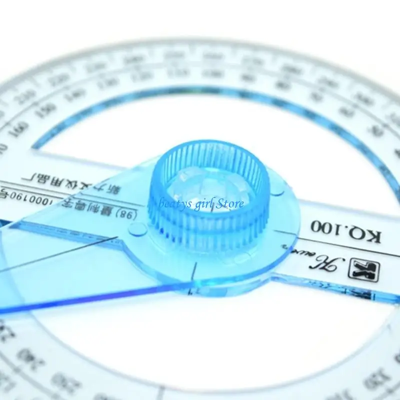 C7AB Measure Protractor Ruler Gauge Protractor Measuring Tool 360-degree Protractor for Kids Classroom