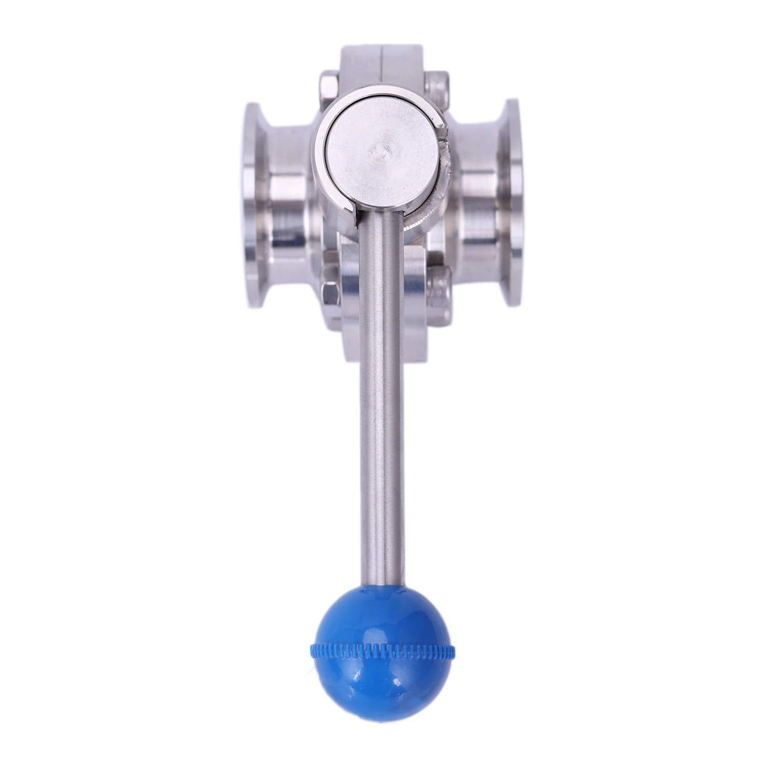 ABZT 1-1/2inch 38mm SuS304 Stainless Steel Sanitary 1.5inch Tri Clamp Butterfly control Valve Homebrew Beer Dairy Product