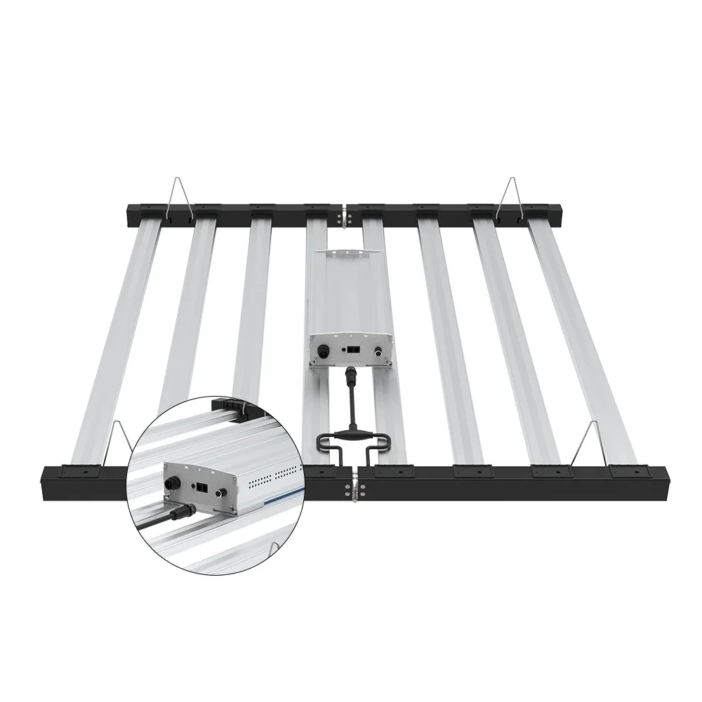 Led crescer lâmpada h5 samsung lm301b, 660nm 660w vs 1000w hps cob ir uv para planta de interior