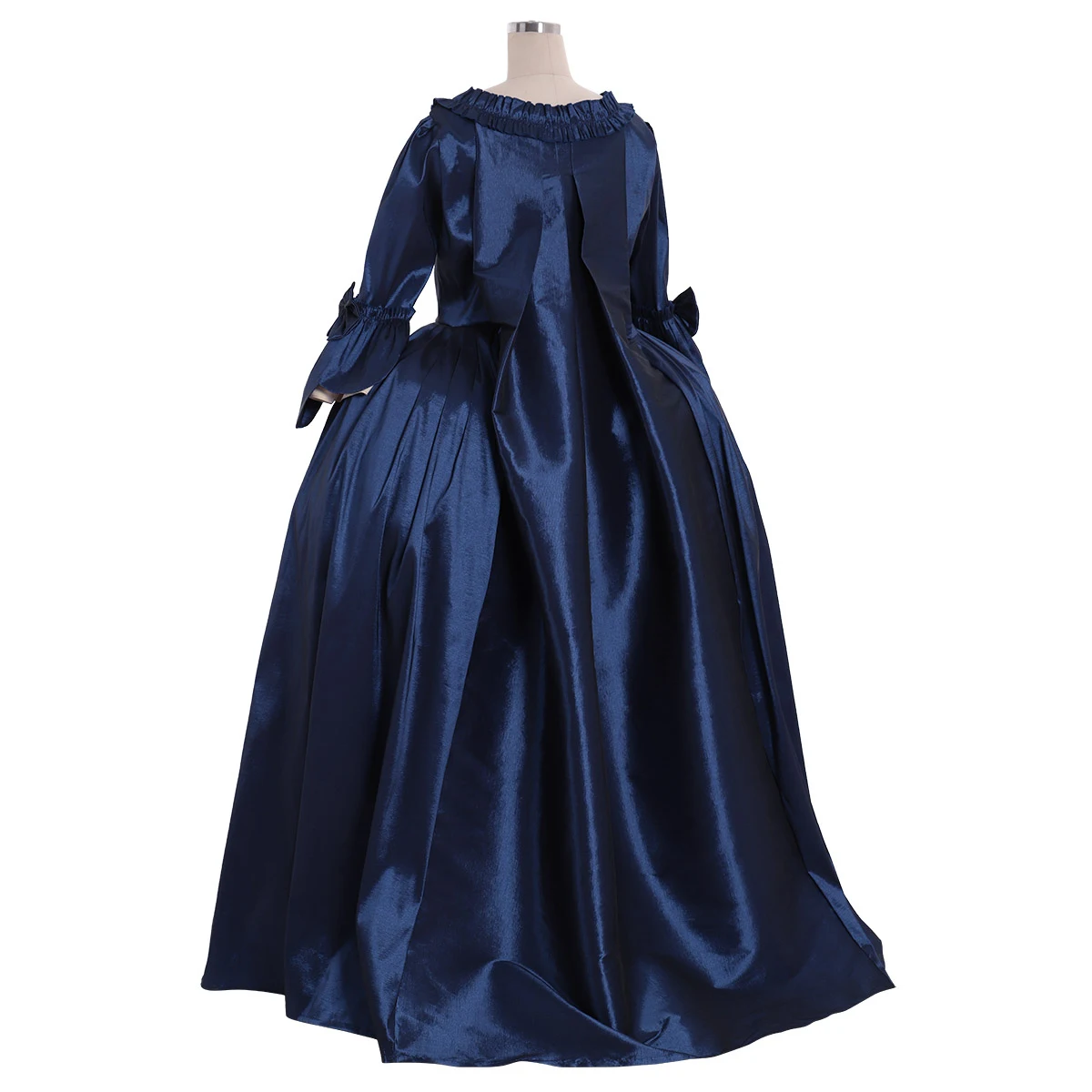 18th Century Victorian Women's Retro Blue Print Dress Princess Dress Rococo Costume Lolita Costume Adult Ladies Customized