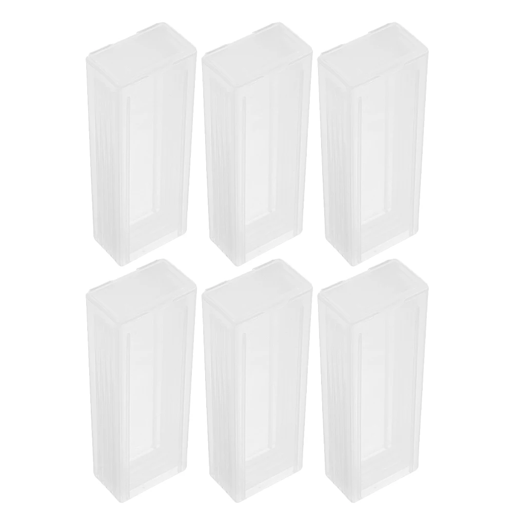 

6pcs Slide Waterproof Plastic Microscope Glass Holder Sealing Protection Kid Science Tool Medical for Hospital