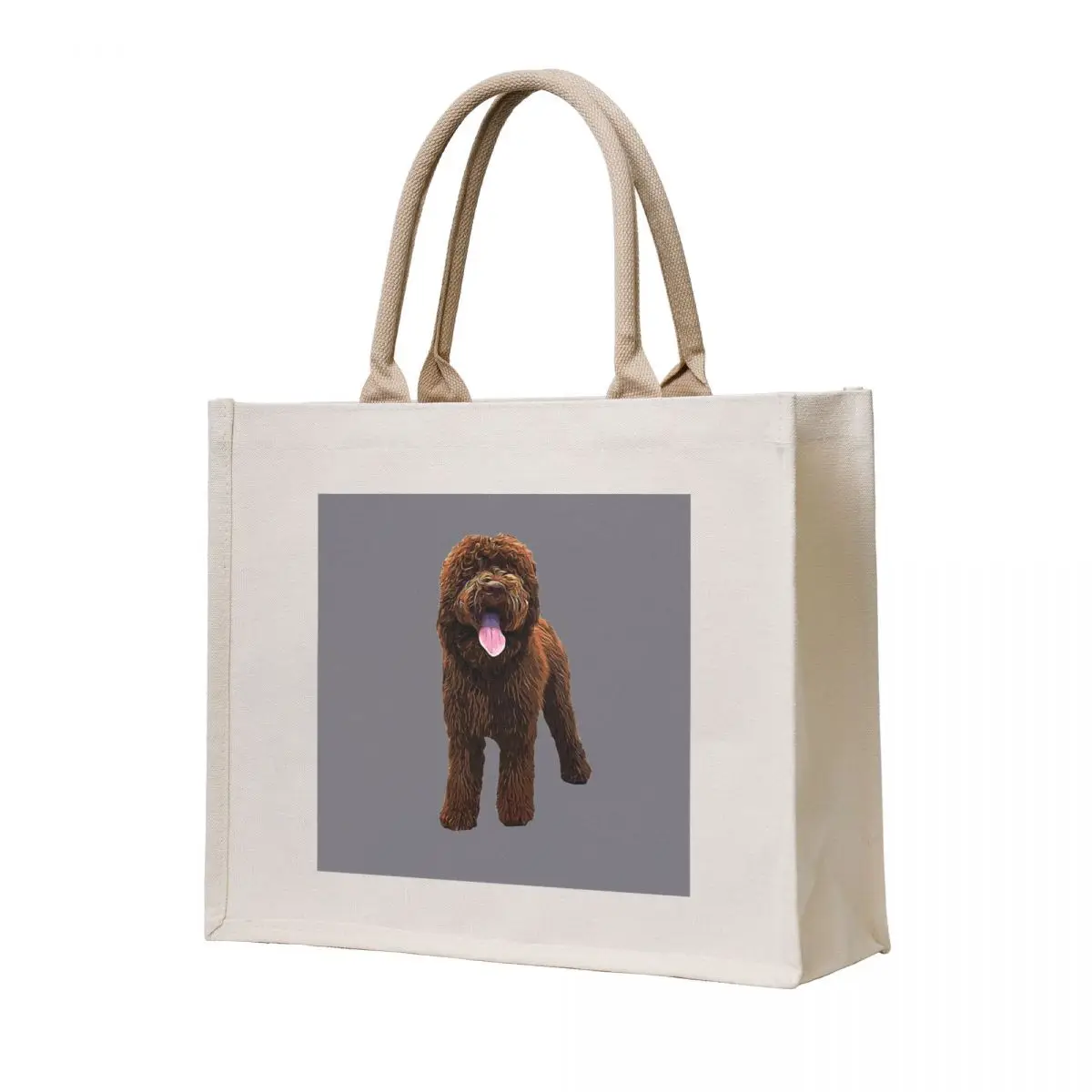

Labradoodle Chocolate Brown Tote Bag tote bag men bags woman 2025 reusable grocery bags
