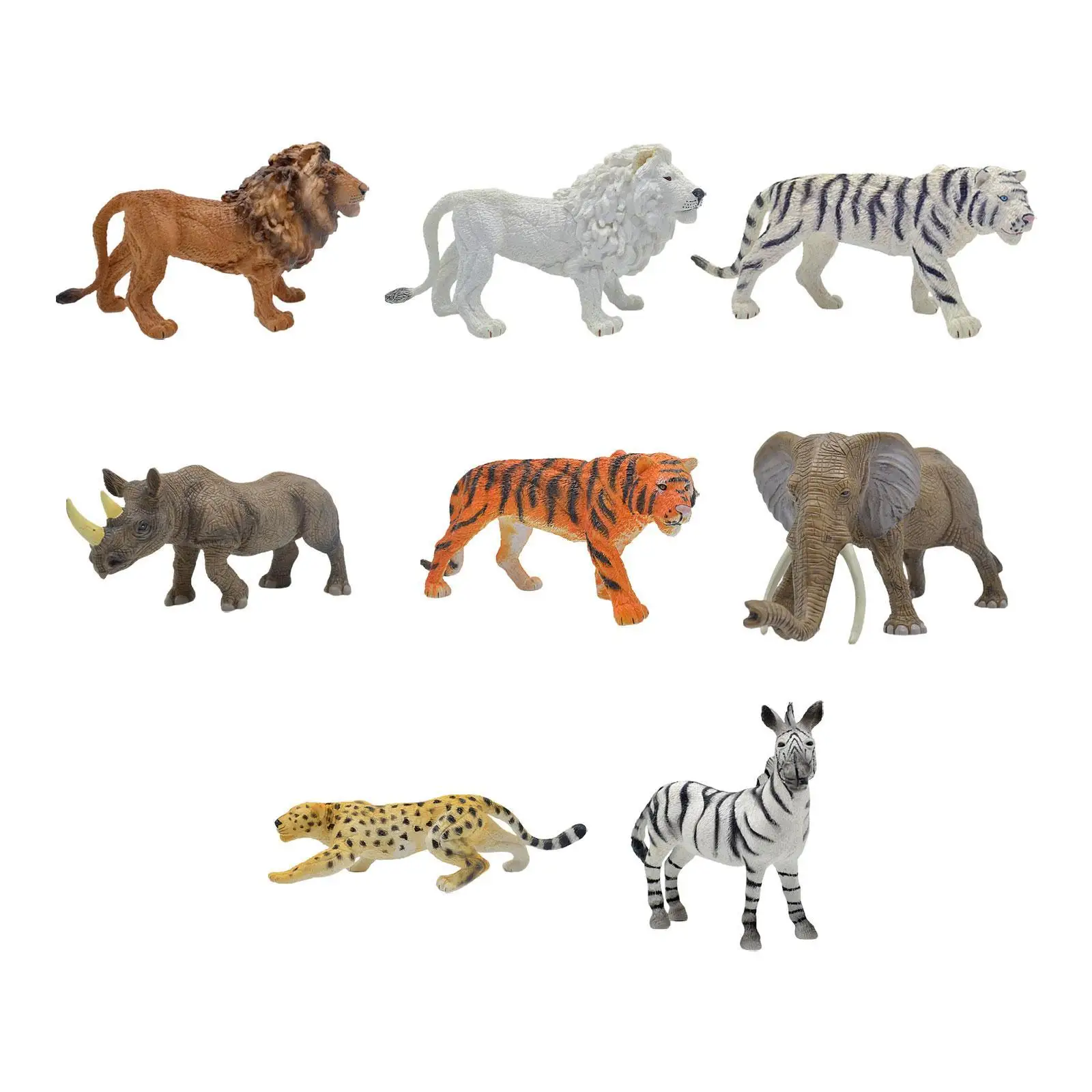 Animal Figures Simulation Preschool Desktop Decor Ages 3+ Girls Boys Large Animal Playset Children Toy Animal Model Animal Toy