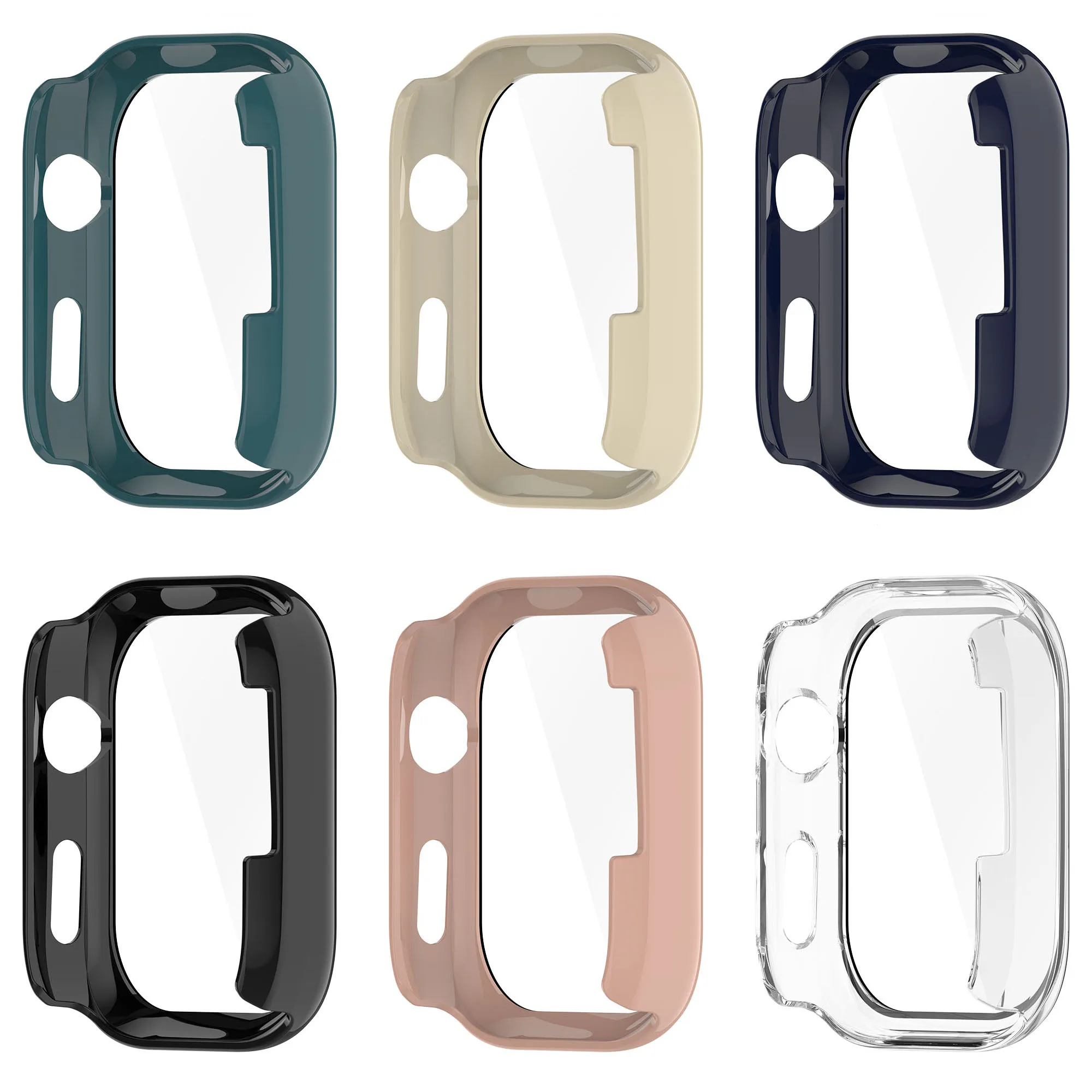 PC + funda protectora de vidrio templado para Huawei Watch D2 cubierta protectora de pantalla completa