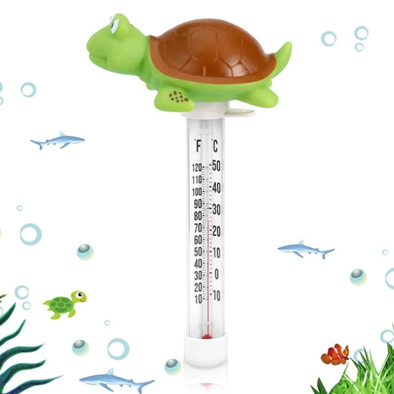 Thermometer-Bildschirm mit Seil, leicht ablesbar, bruchsicher, geeignet für Schwimmbäder