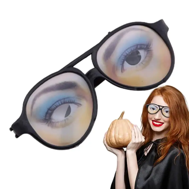 Lunettes de soleil en-ly, déguisement, déguisement, gags et blague pratique, pour Halloween, journée des fous