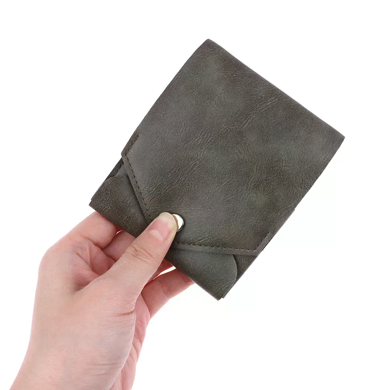 Multifunctional Compact Wallet Bi-Fold ID Card Clip With Pen Minimalist Wallet For Daily Commuting Business And Travel
