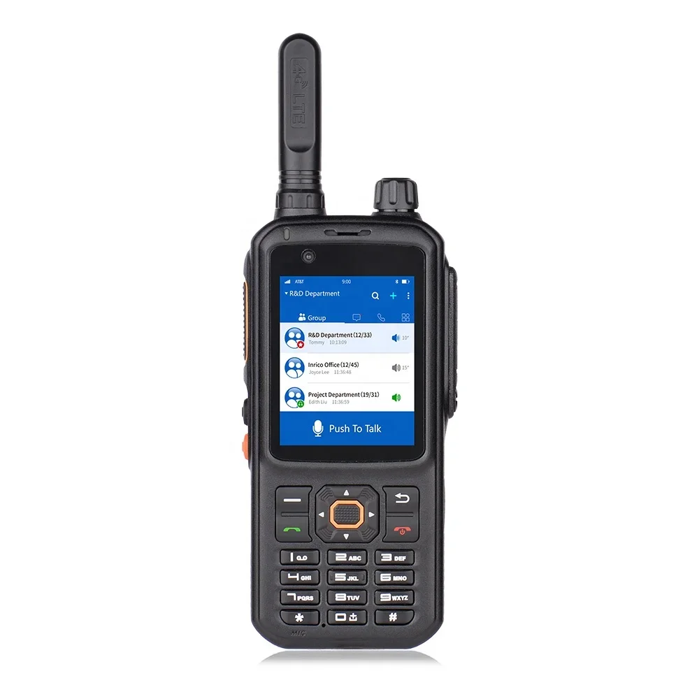 Inrico T320 IP65 waterproof walkie talkie 4G LTE two way radio long range  Android network walkie talkie