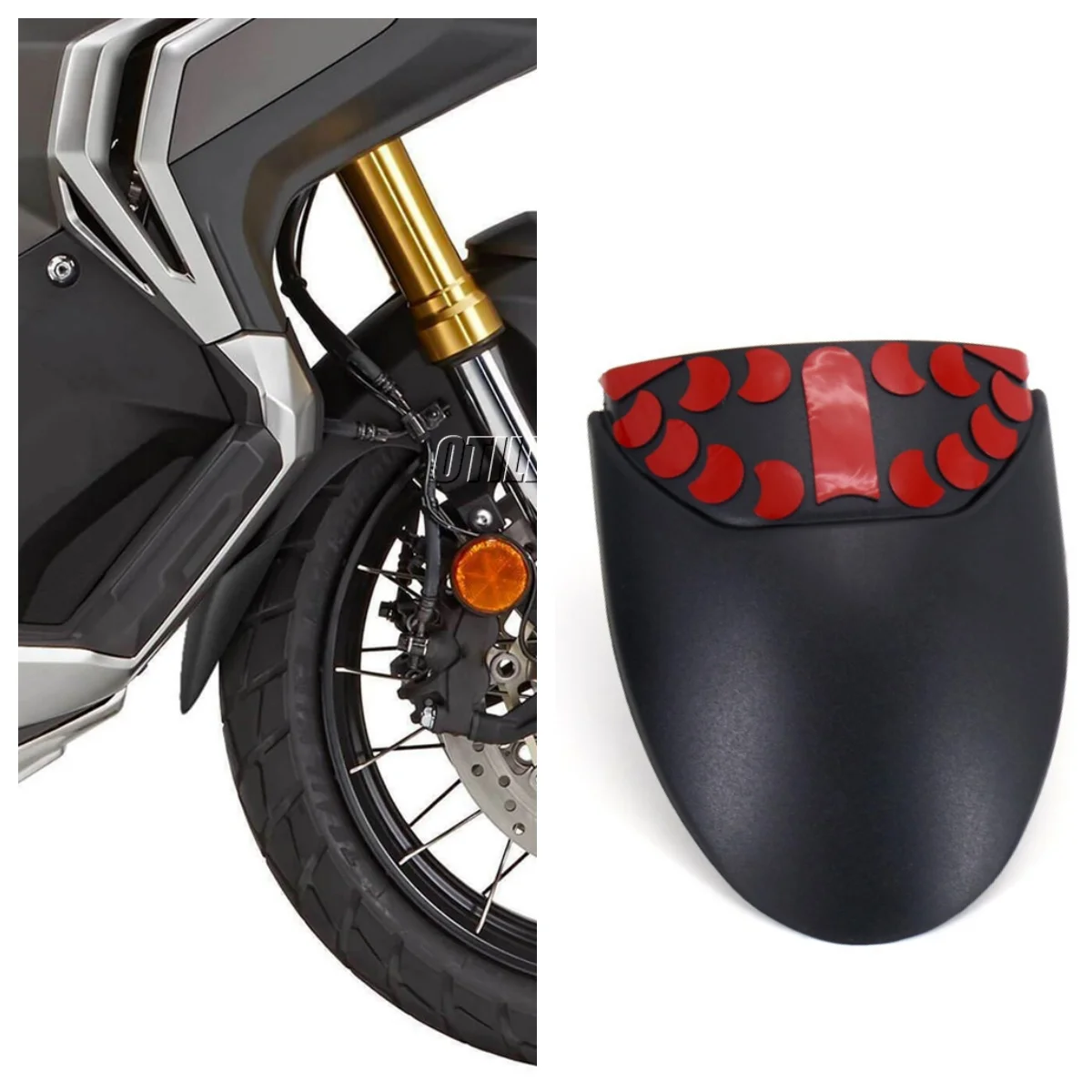 For Honda X-ADV 750 XADV750 Forza750 Forza 750 New Motorcycle Front Fender Extender ABS Mudguard Extension Black Splash Guard