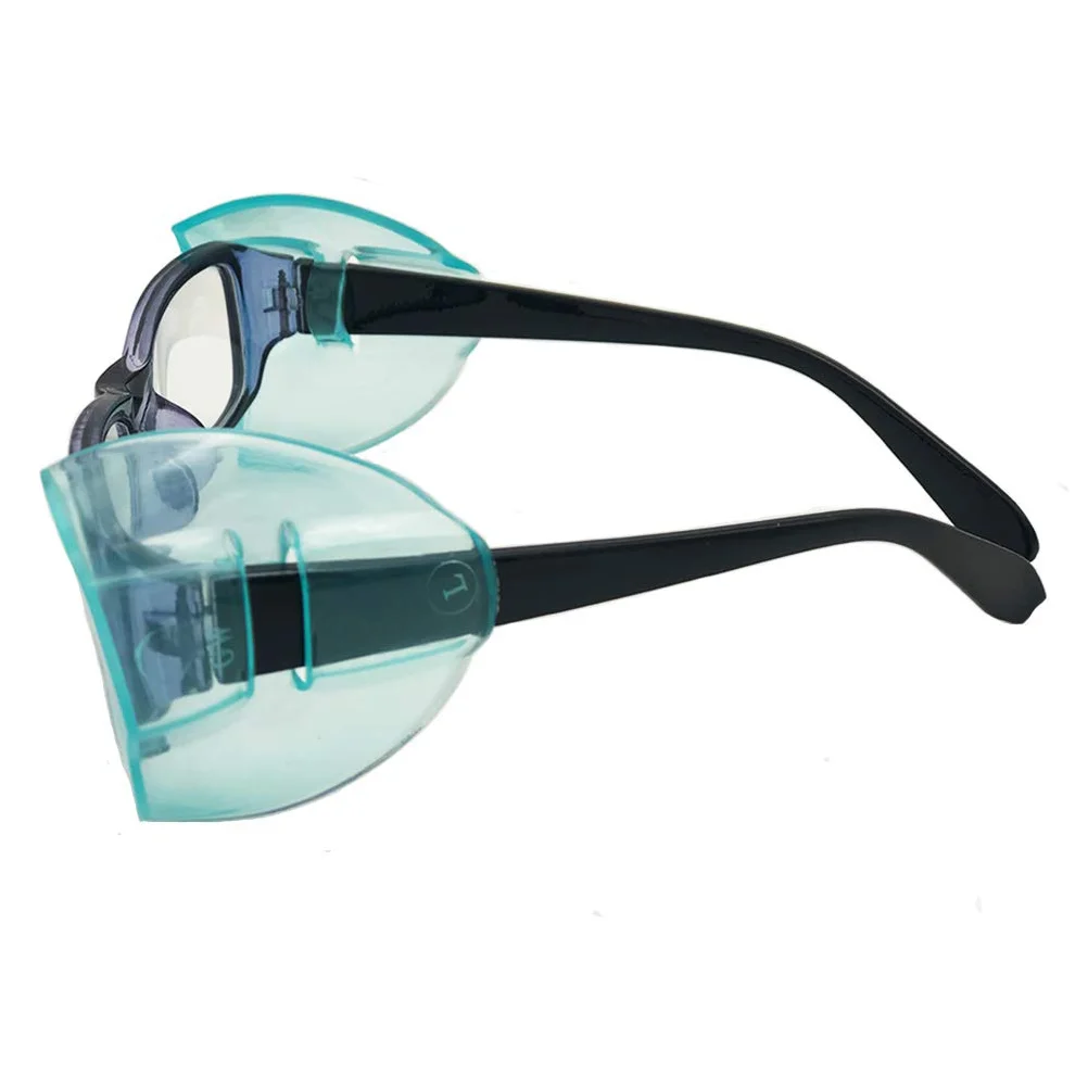 2 Pairs Eyewear Protector Glasses Wings Safety Mask Practical Accessory Side Shield Protective Shelter Eyeglasses