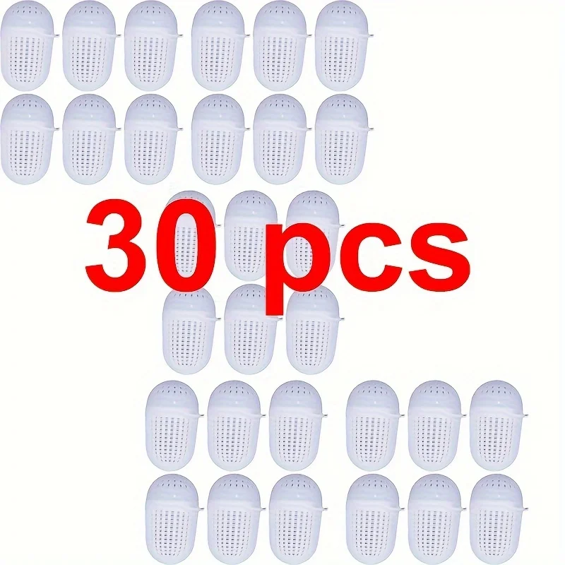 30 قطعة قفص طعم الصيد البلاستيكي حامل سلة الصيد لصيد سمك الشبوط في الهواء الطلق #6