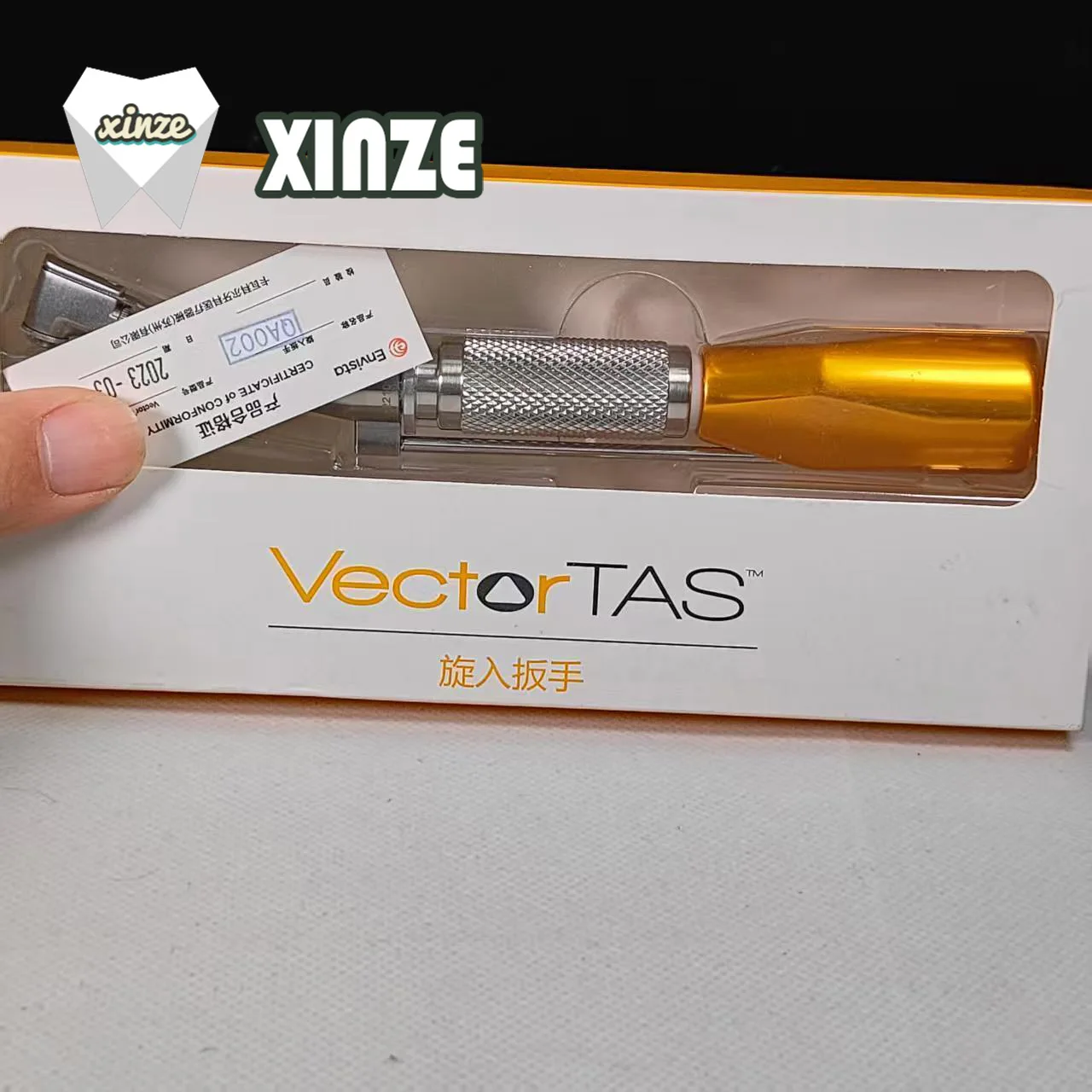 

Vector TAS Anchor Screw Implant Tool Set Temporary Anchor System Modular Driver Model 40608 Screw Driver for Orthodontic Used