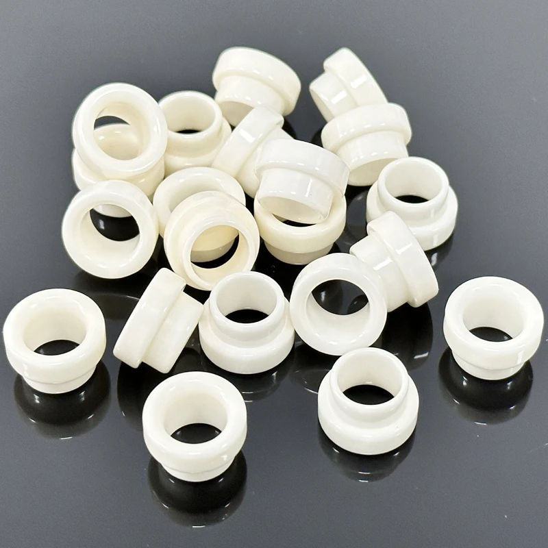 Alumina ceramic male and female sleeves, high temperature resistant ceramic sleeves, insulating washers