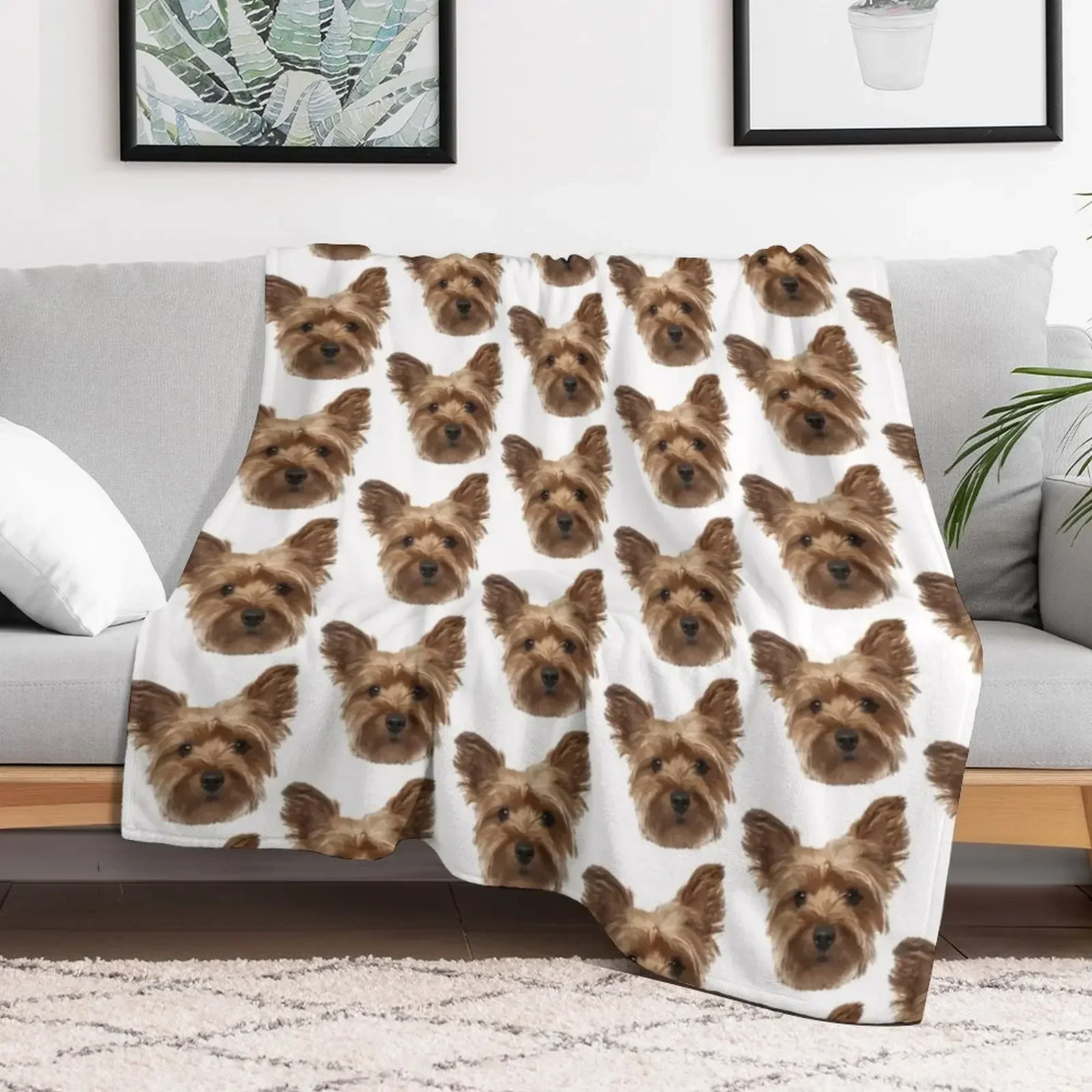 Yorkshire Terrier Throw Blanket Tourist Luxury Brand sofa bed Blankets Softest Single Sofas Blankets