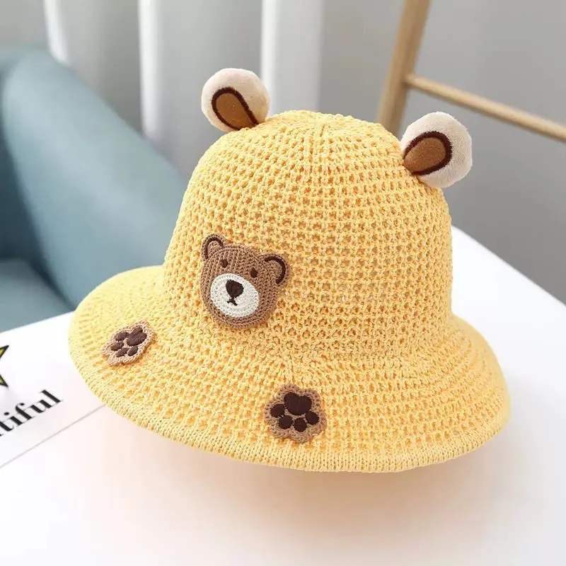 Children's sunblock hat Summer large brim visor Boy's fisherman's hat Girl's beach hat Sun hat Baby straw hat