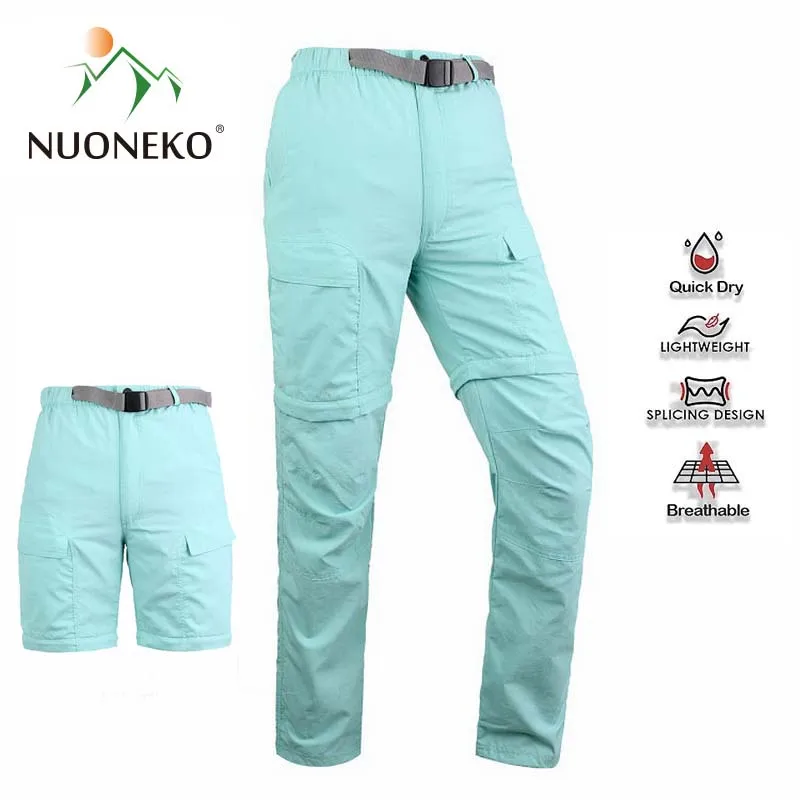 Nowe damskie letnie spodnie kempingowe Trekking Outdoor Wodoodporne, szybkoschnące, odporne na promieniowanie UV, odpinane spodnie podróżne na zewnątrz