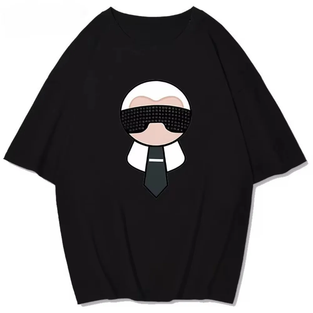 

2025 Summer Fashion Men's T-Shirt Trend Casual Cotton Tees Short Sleeve Luxury Brand T-shirt Men Women Clothing Y2k Tops Unisex