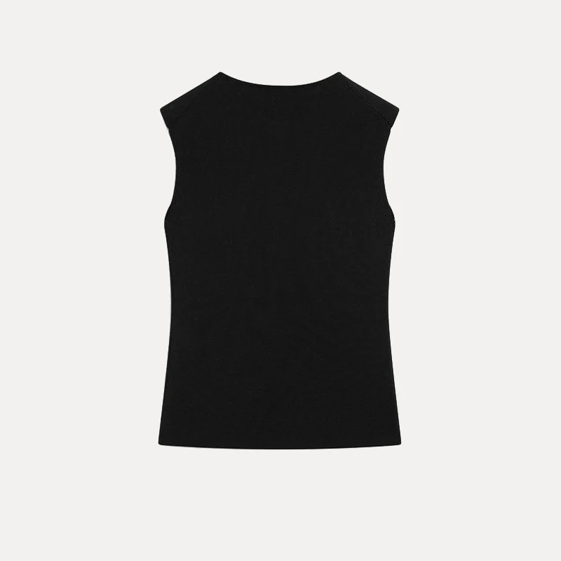 

Bla Slim Fit Knitted Suit Vest Women's Sle Spring New Arrival Z Commute Sle 00% Polyester Fiber