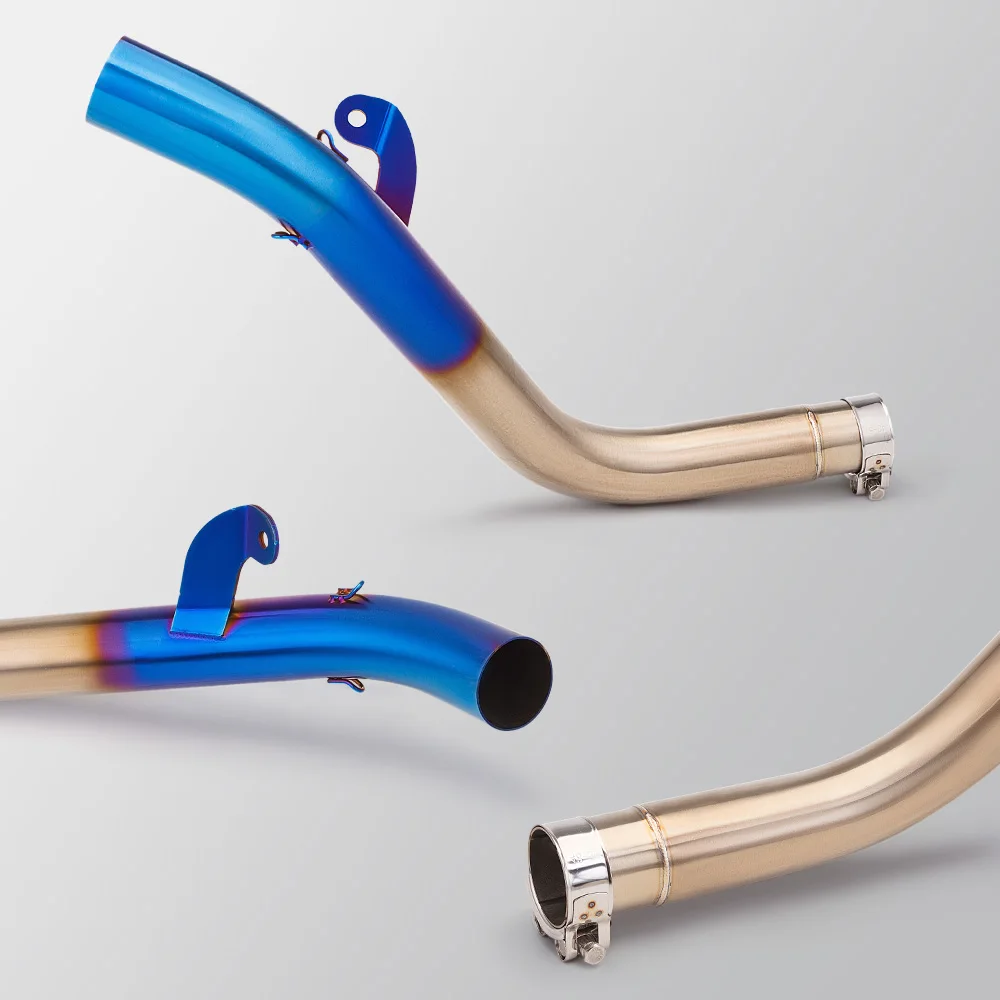 

For Street Triple 765 S R RS Motorcycle Exhaust Middle Link Pipe 2017-2024 Years Escape Moto Muffler Connect Tube 51mm