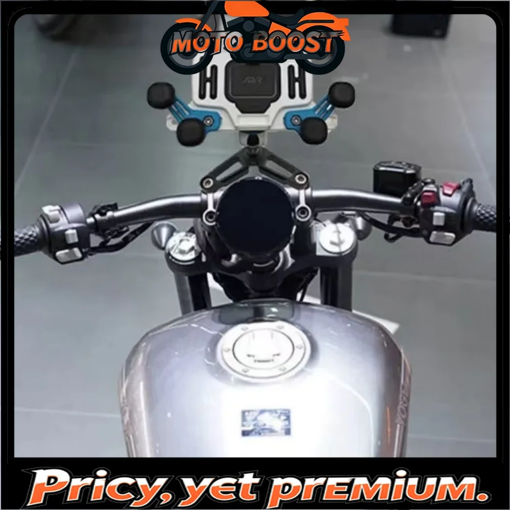 Motorcycle modification center mount, mobile phone navigation mount, action camera mount accessories suitable for QJMOTOR AK628