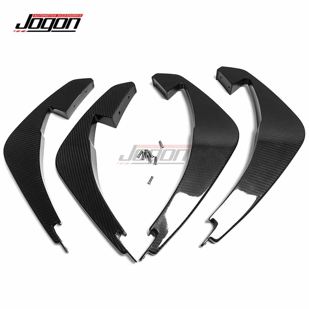 Carbon Exterior Car Rear Bumper Splitter Exhaust Muffler End Tip Cover Trim For Corvette C8 Stingray Z06 Coupe Z07 2020-2024