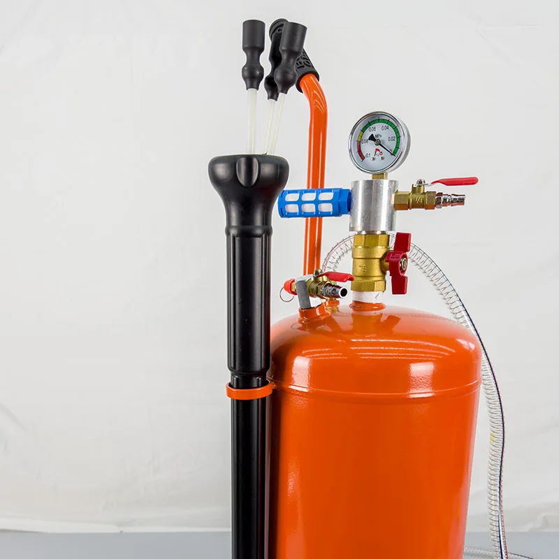 Unit pompa pneumatik kecil 20L, tebal, praktis, untuk oli rem mobil kecil, pengganti alat perawatan otomotif