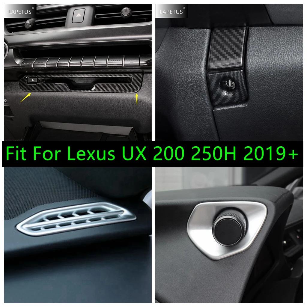 

ABS Auto Glove Box Sequin / Dashboard Adjust Knob / AC Air Vent Panel Cover Trim Accessories For Lexus UX 200 250H 2019 - 2024