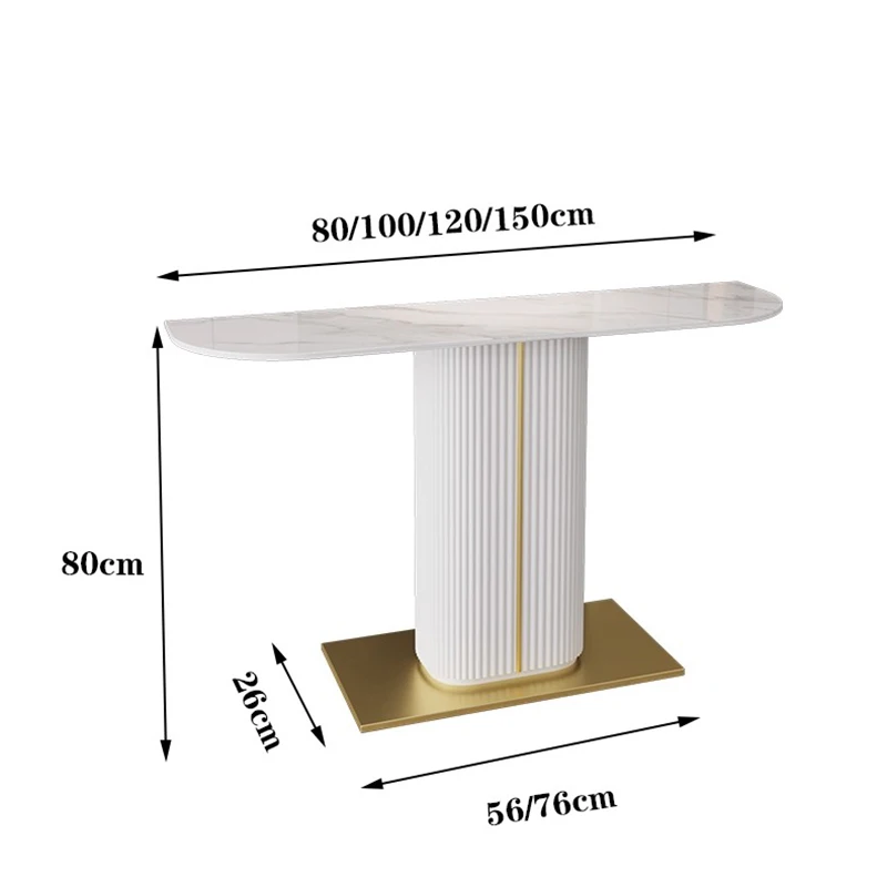 تصميم طاولة وحدة التحكم الإبداعية الإبداعية الفاخرة الحد الأدنى الجدول تخزين بسيط ميسا Recibidor De Entrada أثاث غرفة المعيشة #2