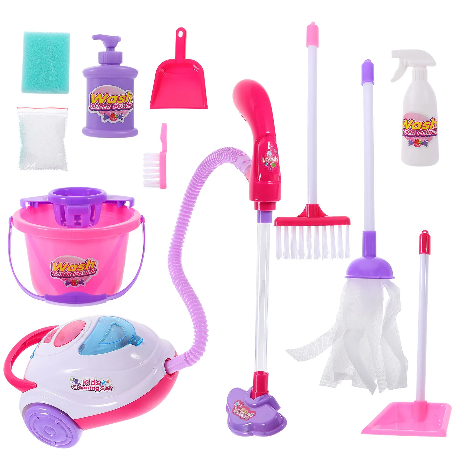 

Simulation Vacuum Cleaner Cleaning Tool Pretend Toys Child Suite Kids Play House Plaything Plastic for Children's Housekeeping