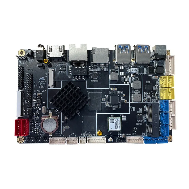 RK3568 self-service industrial computer, advertising machine supports HDMI IN Android 11 main board