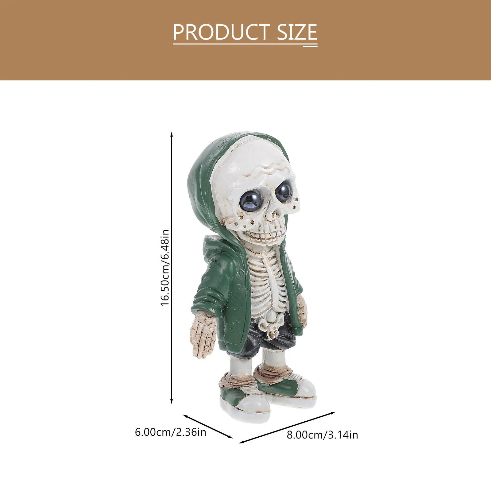 سطح المكتب هالوين زخرفة حزب سيارة الراتنج الديكور (نمط) 1PC زينة التماثيل الجمجمة