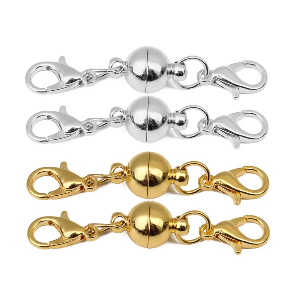 

10 Pcs Necklace Clasp Metal Connector High Polished DIY Jewelry Making Stainless Steel Lobster Clasps Chains Accessories