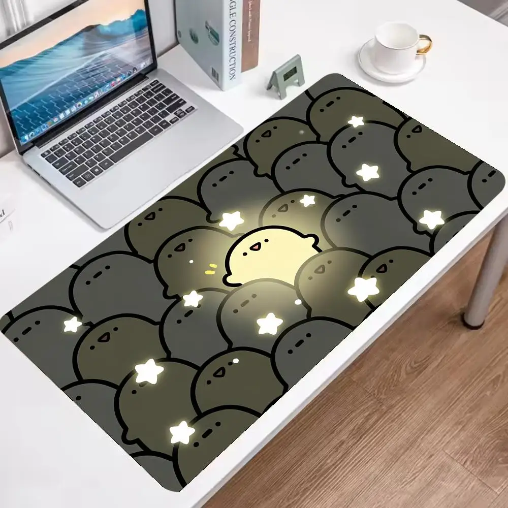 

Cute Glow-in-the-Dark Mouse Pad,eyboard Pad for Gaming & Office, Aesthetic Desk Decor for Girls & Studen