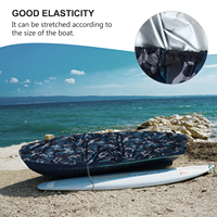 Waterproof Canoe Kayak Fishing Boat Cover Made of 210D Oxford Cloth UV Tear Resistant Protects from Elements Storage Bag
