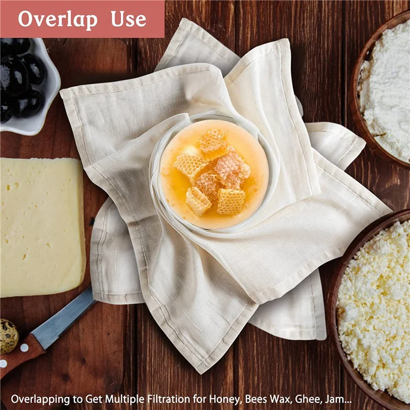 

Муслиновые салфетки для приготовления пищи, 50X50 см, салфетки для сыра с подолом для процеживания, неотбеленная салфетка для сыра из чистого хлопка, 9 шт.