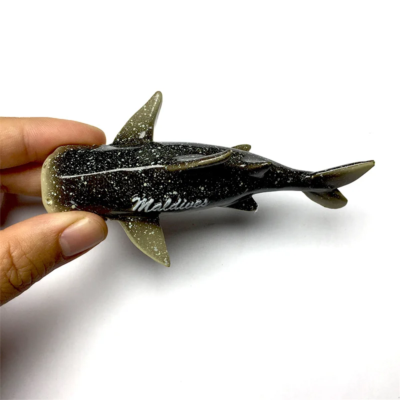 

Мальдивы, океанская акула, элитный магнит на холодильник, креативный элитный домашний декор, окрашенный орнамент, подарок