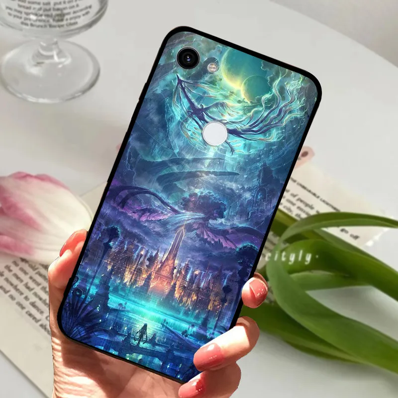 For Google Pixel 3a XL Case Silicone Shockproof Soft TPU Phone Cover For Google Pixel 3 XL Funda Pixel 3AXLCapa Cartoon