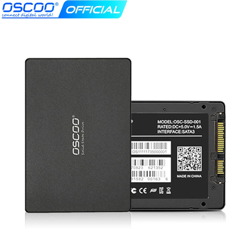 OSCOO SATA SSD SATA3 2.5 SSD 128gb 256gb 512gb 480gb HDD محرك الأقراص الصلبة الداخلي القرص الصلب لأجهزة الكمبيوتر المحمول