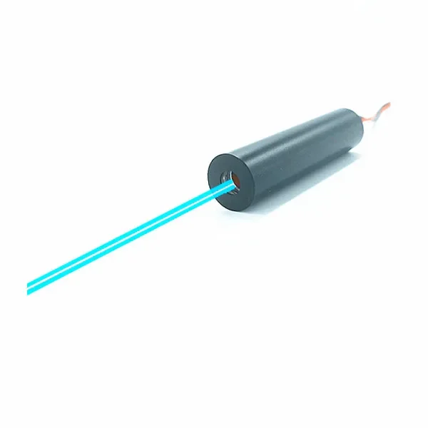 D12x40mm High Power 488nm Sky Blue Dot/Line/Cross Line Laser Module 3V 5V DC Industrial Areas / Medical / Biochemical 10mW 50mW